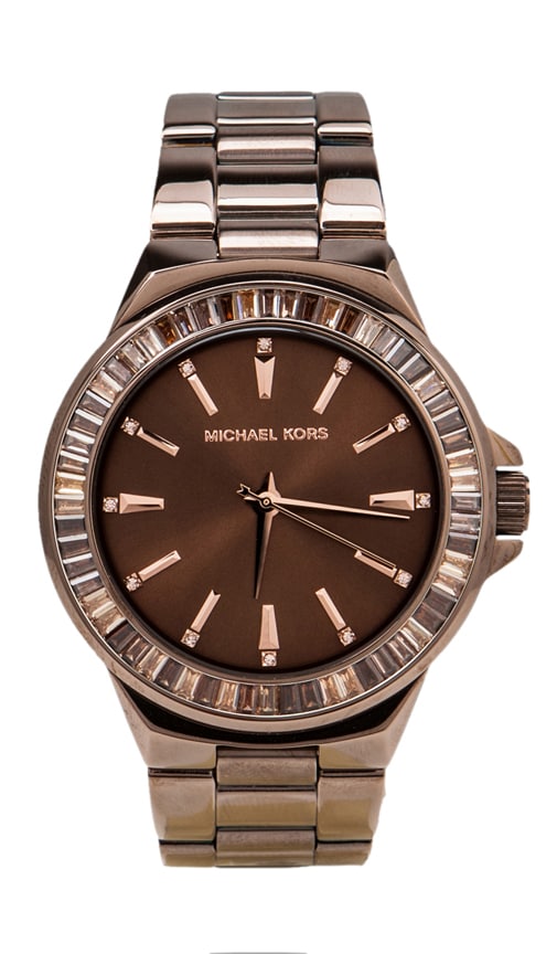 chocolate michael kors watch