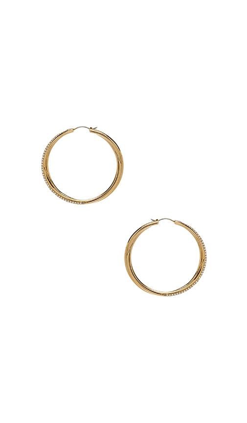 michael kors brilliance hoop earrings