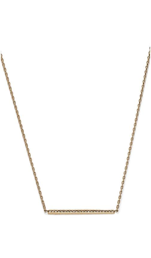 Michael Kors Pave Bar Necklace in Gold 
