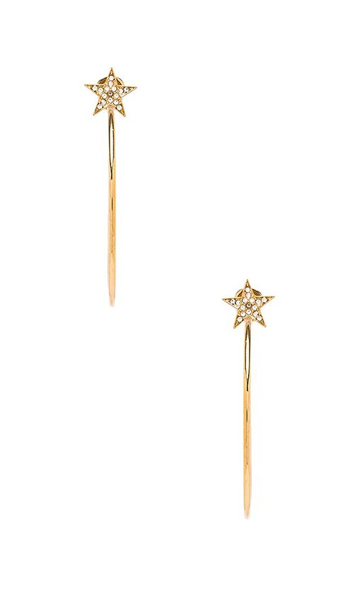 Star Hoop Earrings