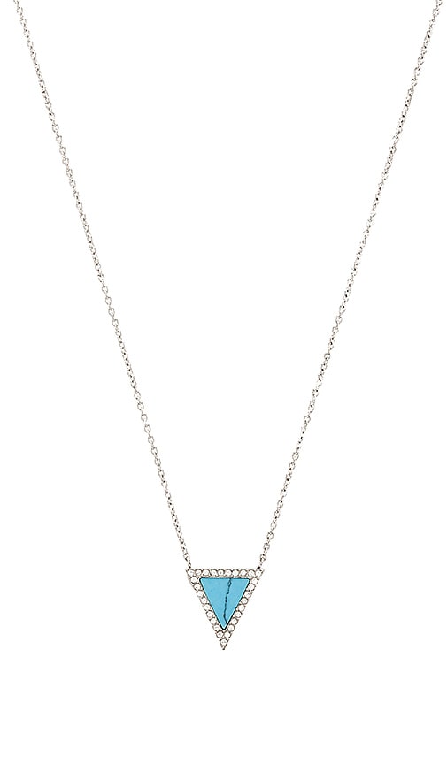 Michael Kors Triangle Pendant Necklace 