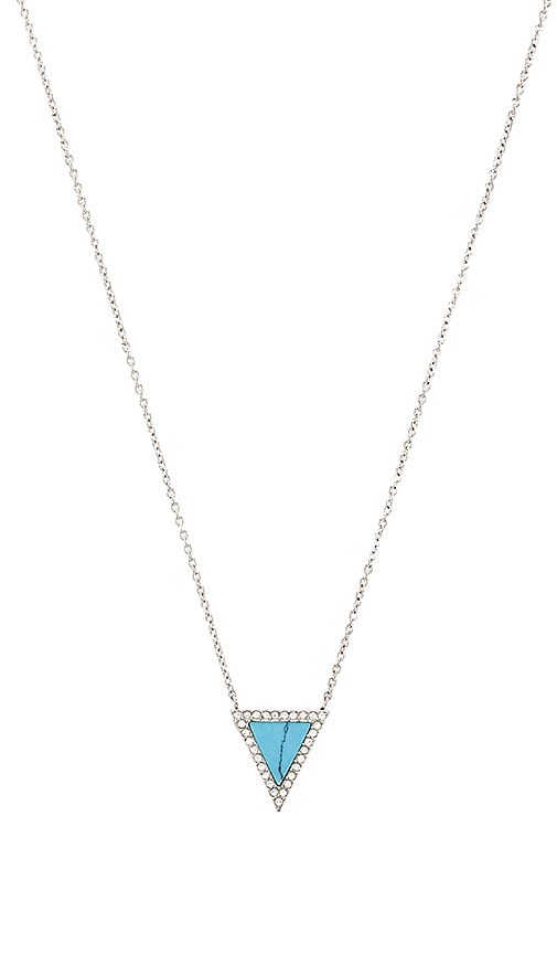 michael kors triangle necklace