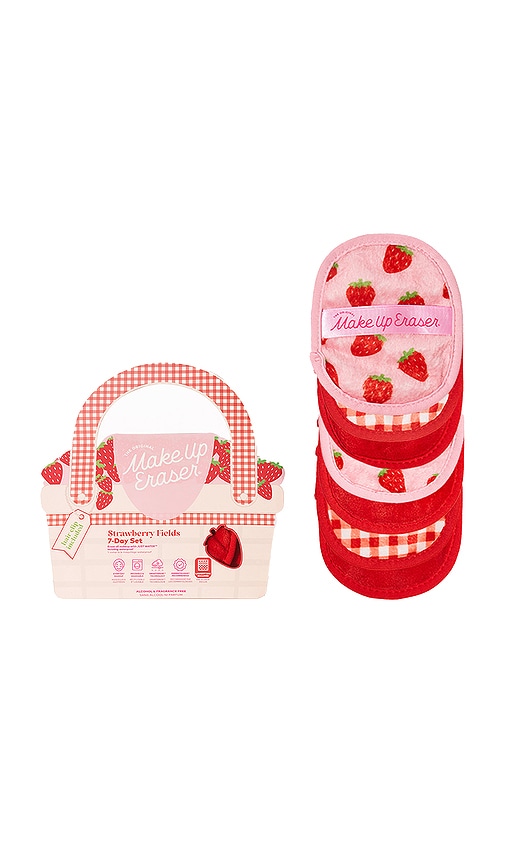 7-day Makeup Eraser Set in Strawberry Fields