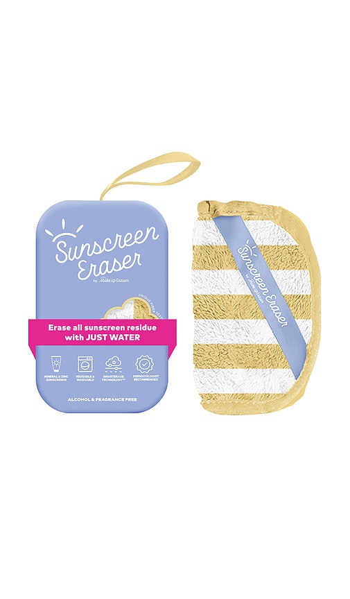 MakeUp Eraser Sunscreen Eraser in Yellow.