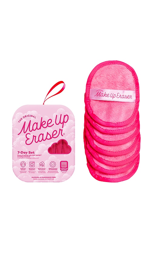 Makeup Eraser 7-day  Set In Pink