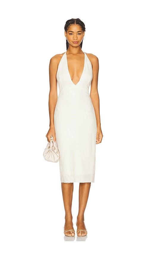 Milkwhite x REVOLVE Midi Dress With V Neckline