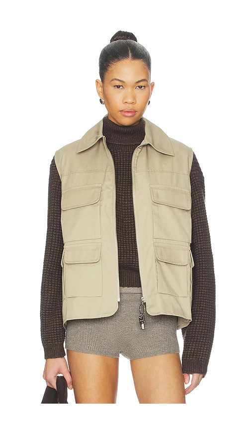 Milkwhite Cargo Vest