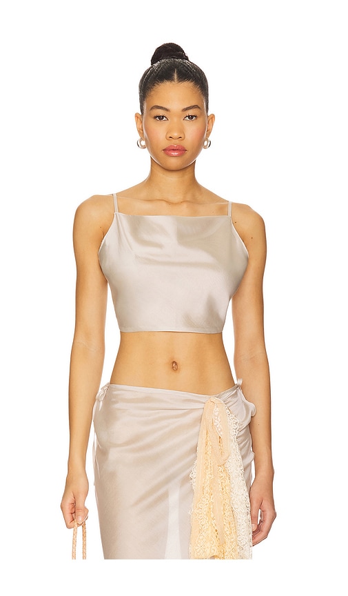 Top in Grey. - size XS (also in L, M, S, XL)