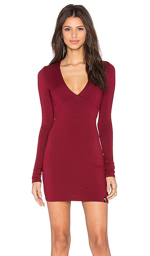Kato Deep V Mini Dress