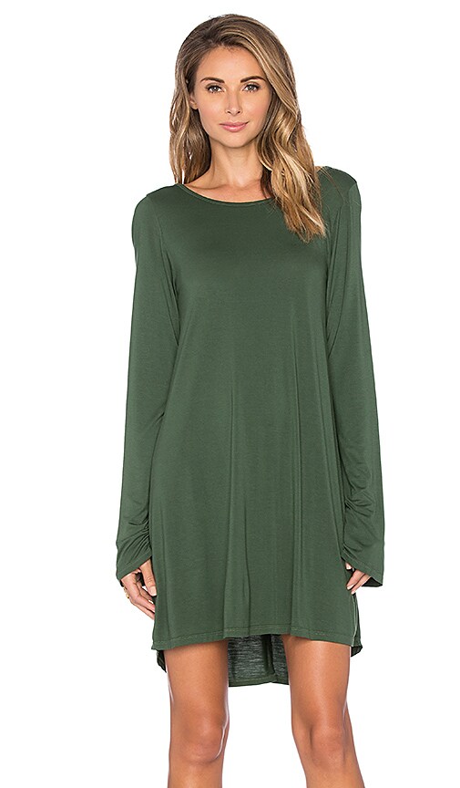 Michael Lauren Miguel Dress in Dark Moss | REVOLVE