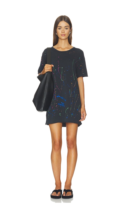 Michael Lauren ROBE T-SHIRT BURMAN en Black. Taille M. Also en XS, S, L.