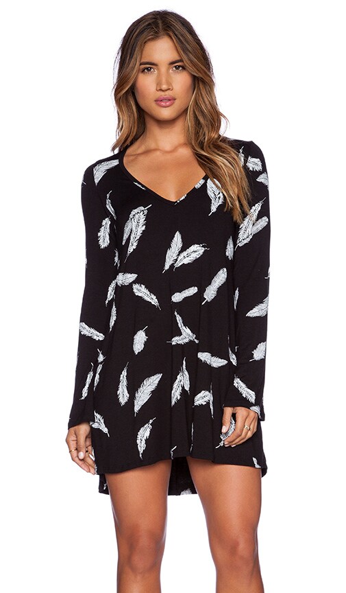 Kyle Long Sleeve V Neck Dress