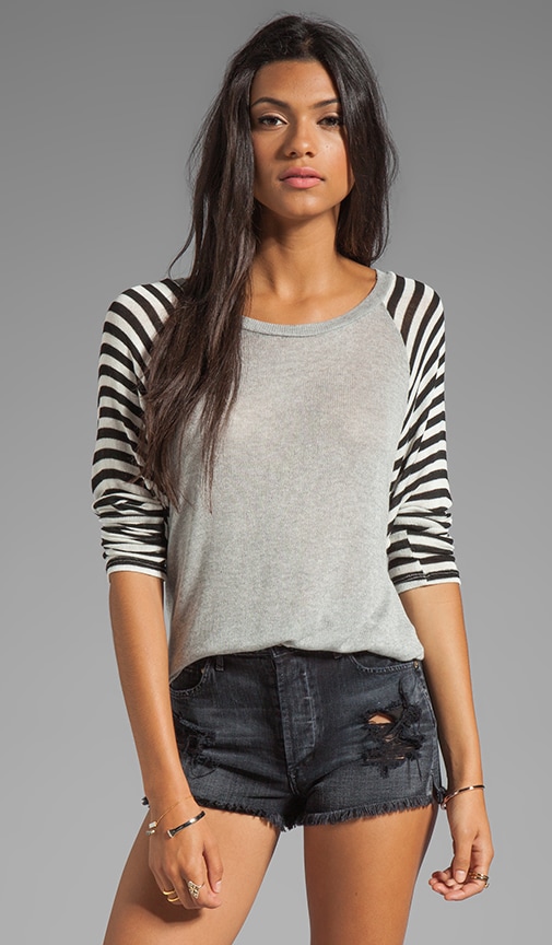 Rio Striped Raglan Sweater