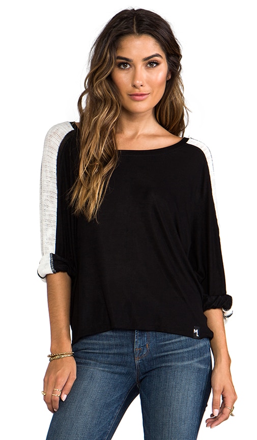 Dean Long Sleeve Rib Sweater w/ Insert