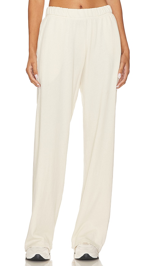 Michael Lauren Mabel Wide Leg Pant With Pocket In Ivory