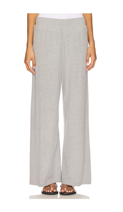 Michael Lauren Zuri Wide Leg Pant In Gray