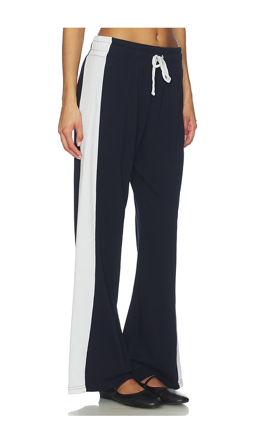 Michael Lauren Lux Track Pant In Blue