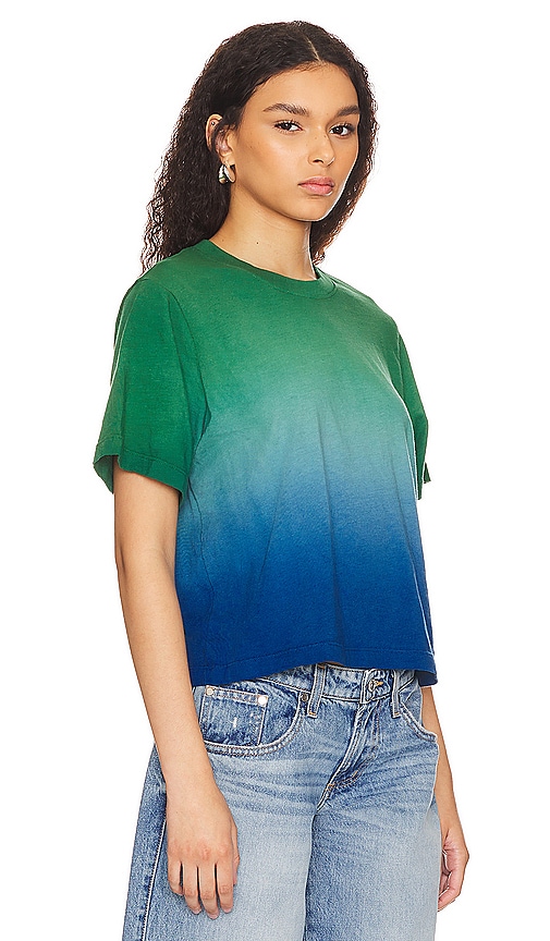 HESTER OMBRE CROP BOXY TEE