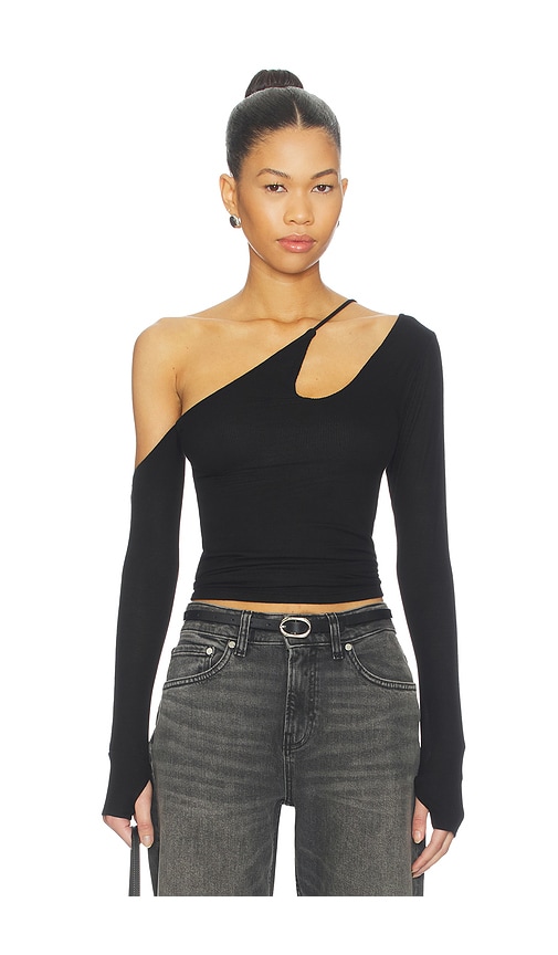 Michael Lauren Usher Asymmetrical Longsleeve Top