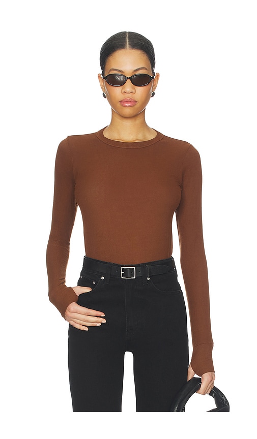 Michael Lauren Alick Longsleeve Fitted Top