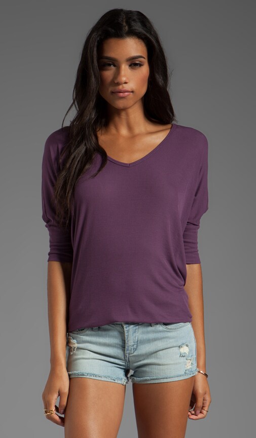 Dylan 3/4 Sleeve Draped Tee
