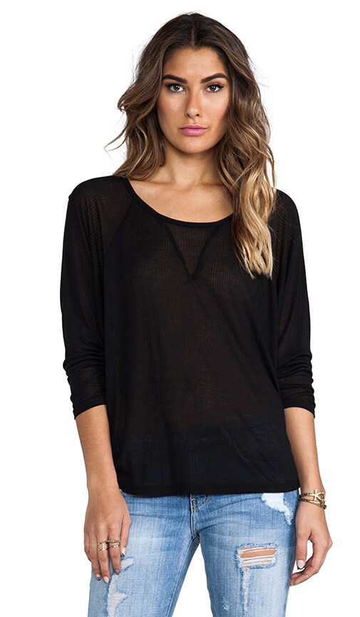 Gus Ribbed Dolman Tee