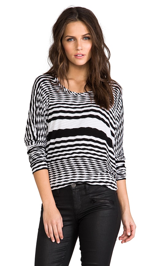 Drake Zig Zag Long Sleeve Top