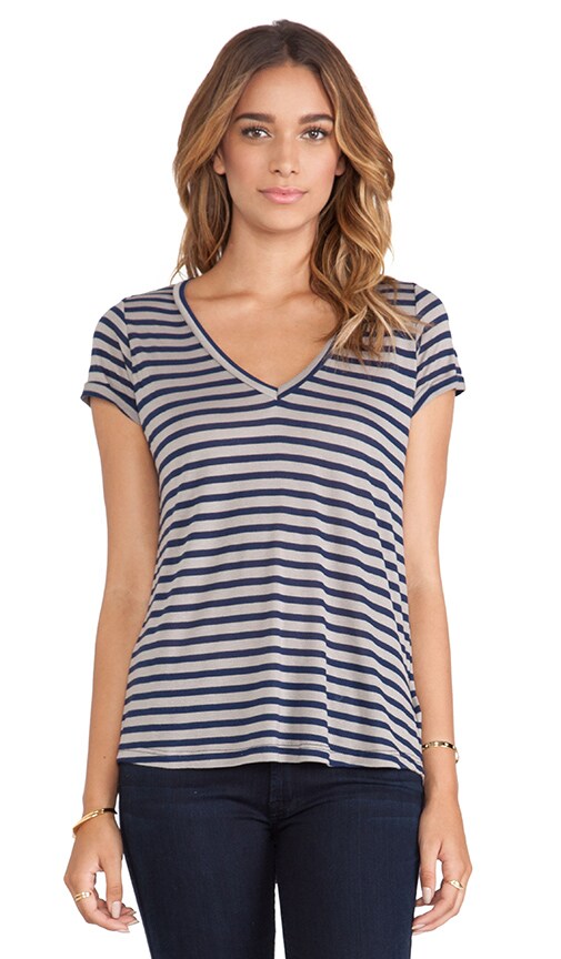 Conroy V-Neck Roll Up Sleeve Tee