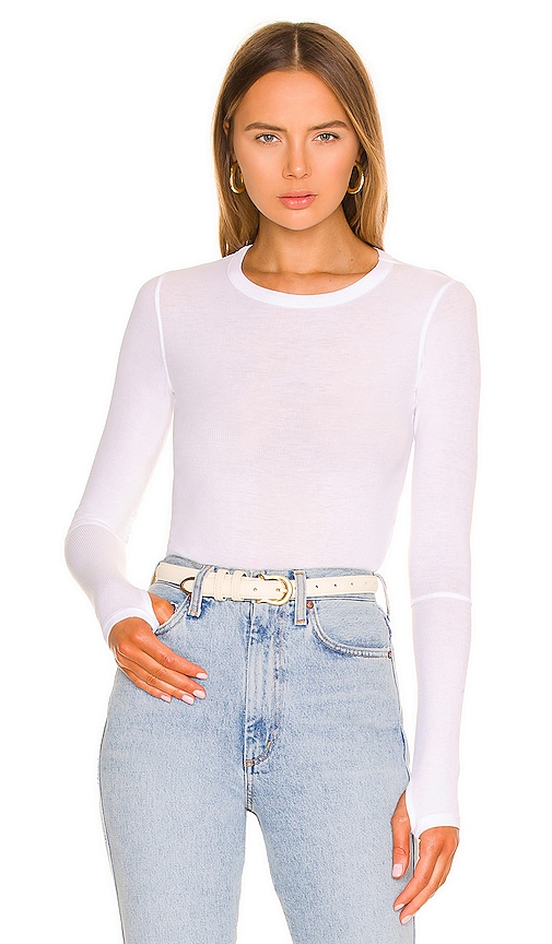 Oslo L/S Top w/ Contrast Mesh – Michael Lauren