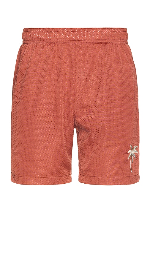 Shop Marine Layer Side Stripe Mesh Short In Baked Clay