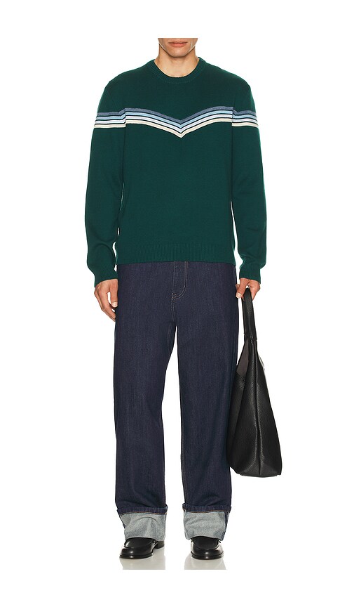  Marine Layer Strick Chevron In Green. Größe S. Also In M, L, Xl/1x. 