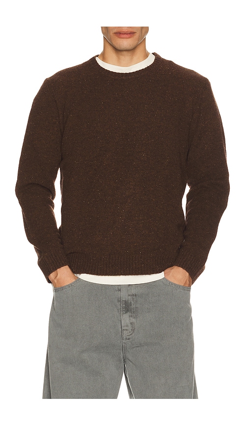 Marine Layer Donegal Crew Sweater In Timber