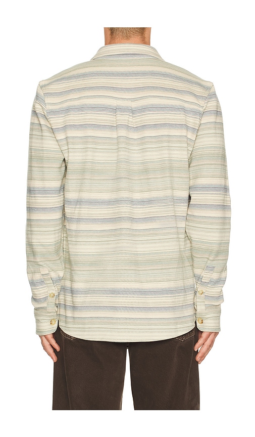 Marine Layer Pacifica Stretch Twill Overshirt In Multi