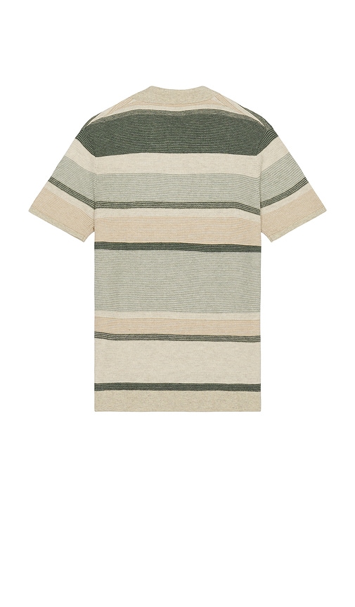 Marine Layer Liam Sweater Polo Green Multi In Multi