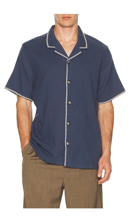 Marine Layer Embroidered Resort Shirt