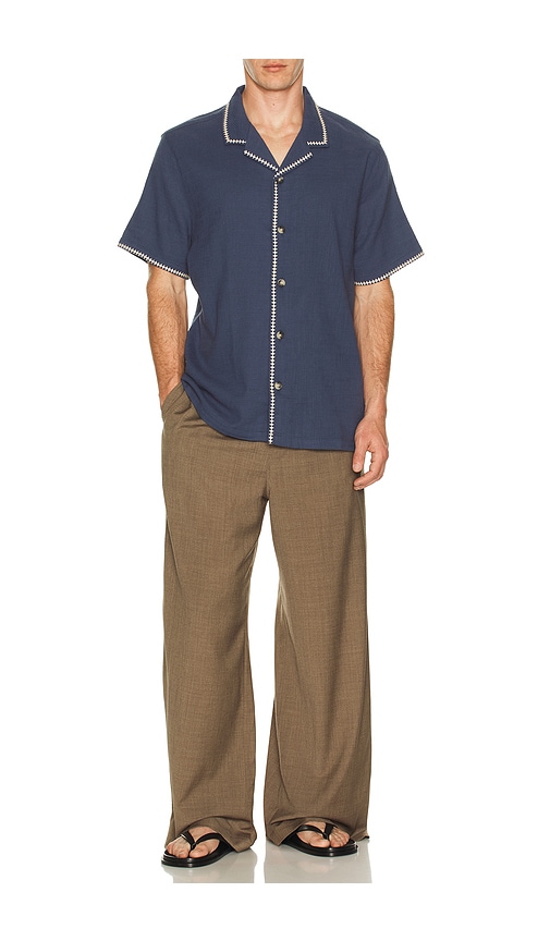  Marine Layer Oberteil Embroidered In Blue. Größe S. Also In M, L, Xl/1x. 