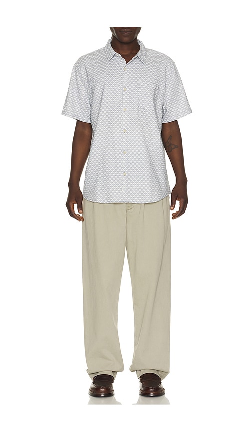  Marine Layer Hemd Classic Stretch Selvage In Blue. Größe S. Also In M, L. 