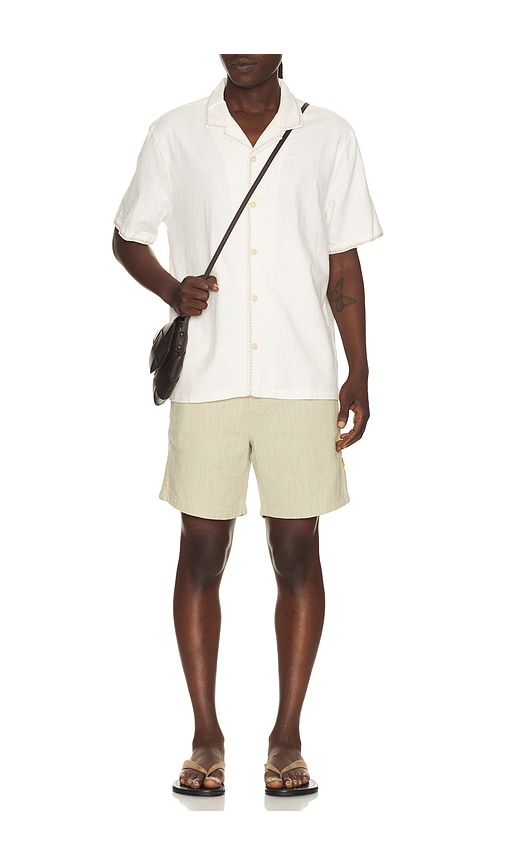  Marine Layer Resort-shirt Embroidered In White. Größe S. Also In L. 