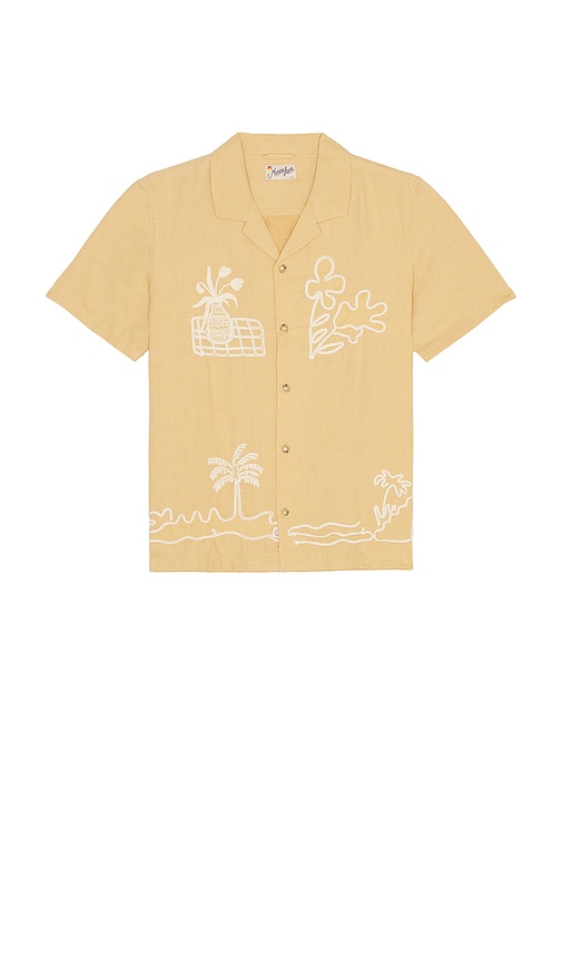 Marine Layer Sol Embroidered Resort Shirt | Thumbnail 4 Marine Layer Sol Embroidered Resort Shirt | Thumbnail 4