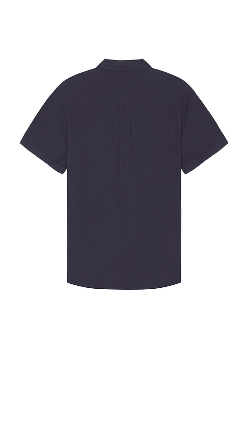 Shop Marine Layer Classic Stretch Selvage Shirt In Mood Indigo