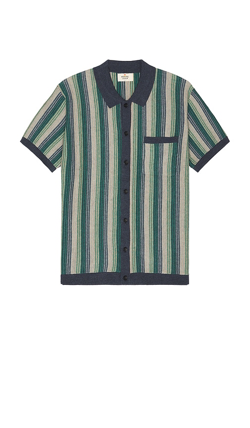 MARINE LAYER VERTICAL STRIPE BUTTON DOWN SHIRT 