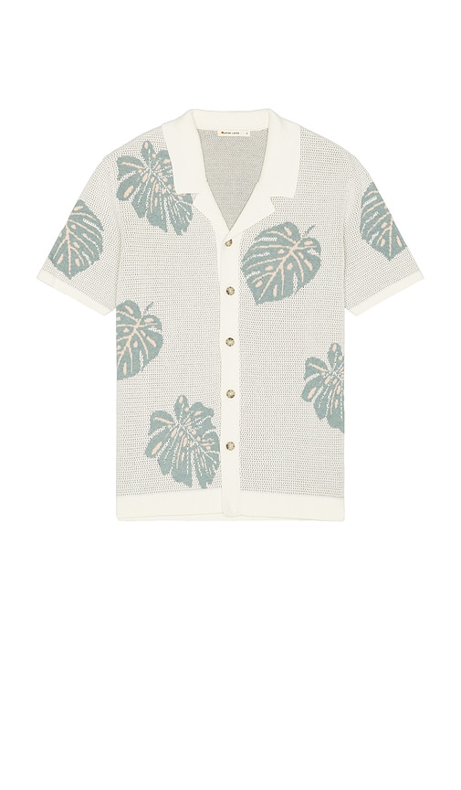 Asher Sweater Resort Shirt in Ivory. - size L (also in M, S, XL/1X) - Marine Layer - Modalova