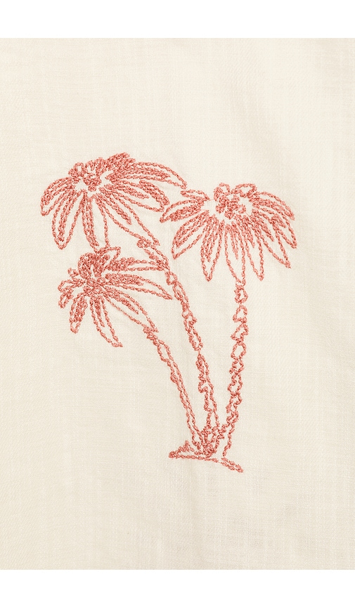  Marine Layer Resort-shirt Embroidered In Beige. Größe S. Also In M. 