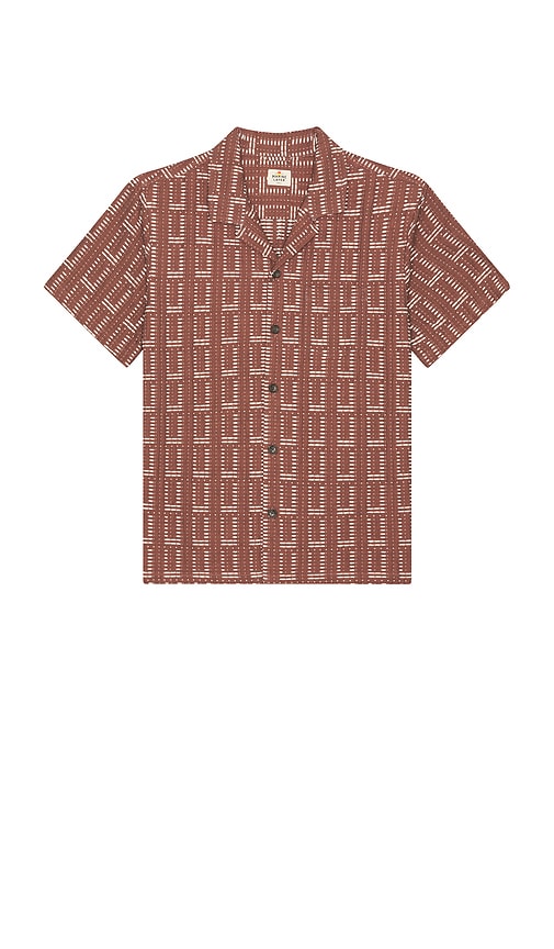 Dobby Resort Shirt in Burgundy. - size L (also in M, S, XL/1X) - Marine Layer - Modalova