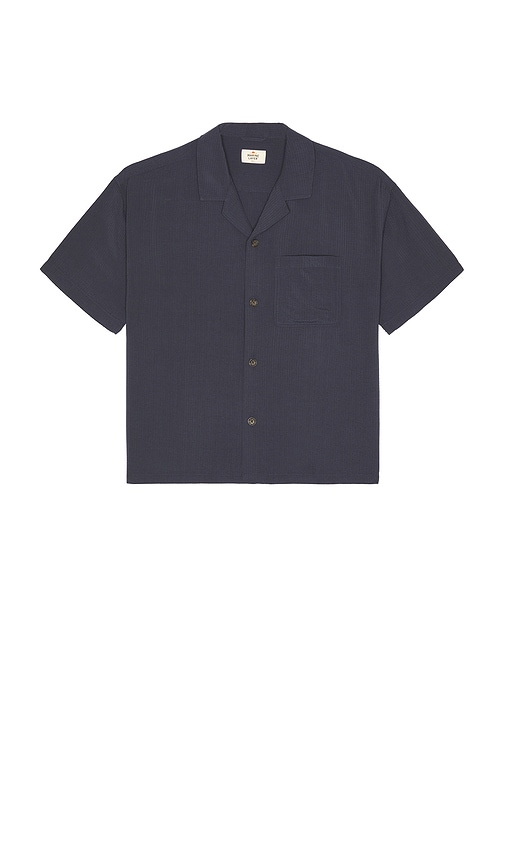 Oversized Resort Shirt in Navy. - size L (also in M, S, XL/1X) - Marine Layer - Modalova
