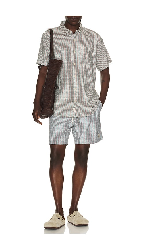  Marine Layer Gefütterte Shorts Sport & Swim In Green. Größe S. Also In M, L, Xl/1x. 