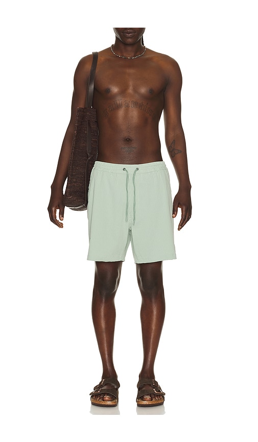  Marine Layer Gefütterte Shorts Sport & Swim In Green. Größe S. Also In M, L, Xl/1x. 