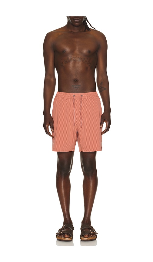  Marine Layer Gefütterte Shorts Sport & Swim In Red. Größe S. Also In M, L, Xl/1x. 