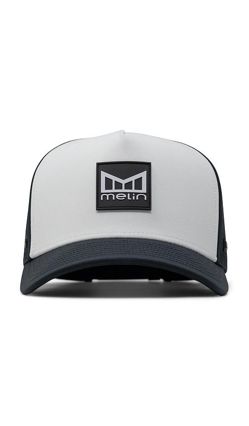 Hydro Odyssey Stacked Cap in Black,White. - size S (also in M/L, XL)