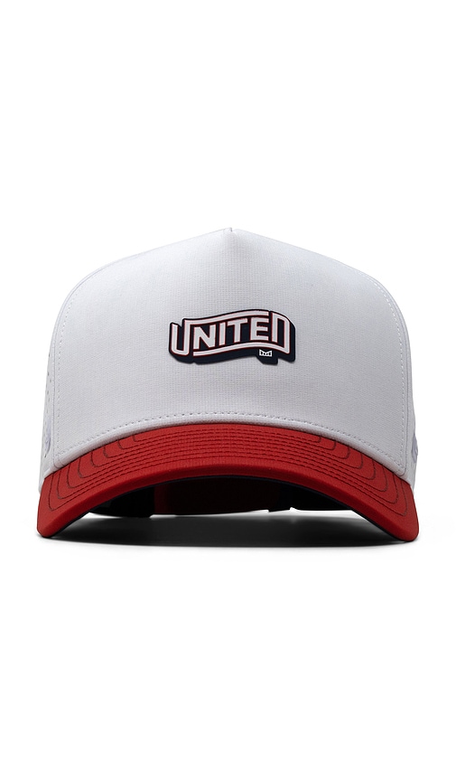 Hydro Odyssey Americana Baseball Cap in White. - size XL (also in M/L, S)